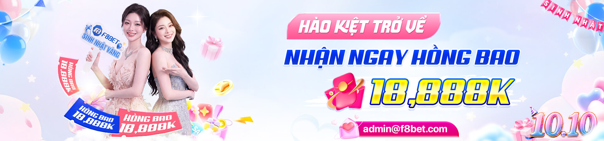chương trình hồng bao 18888k tại f8bet